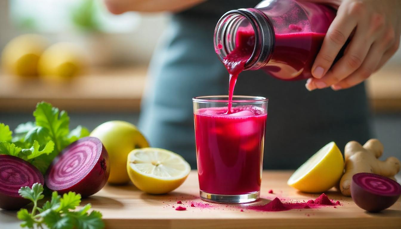 Jus de Betterave et Pomme Détox