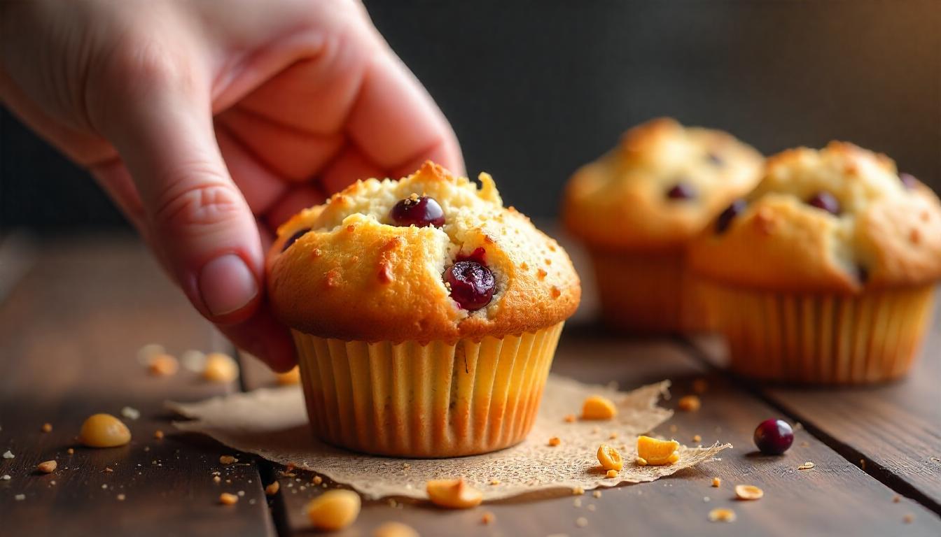 Muffins aux Myrtilles Sans Gluten