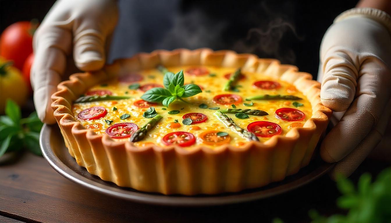 Quiche aux Légumes de Saison