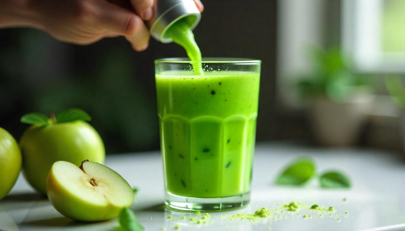 Smoothie aux Légumes Verts